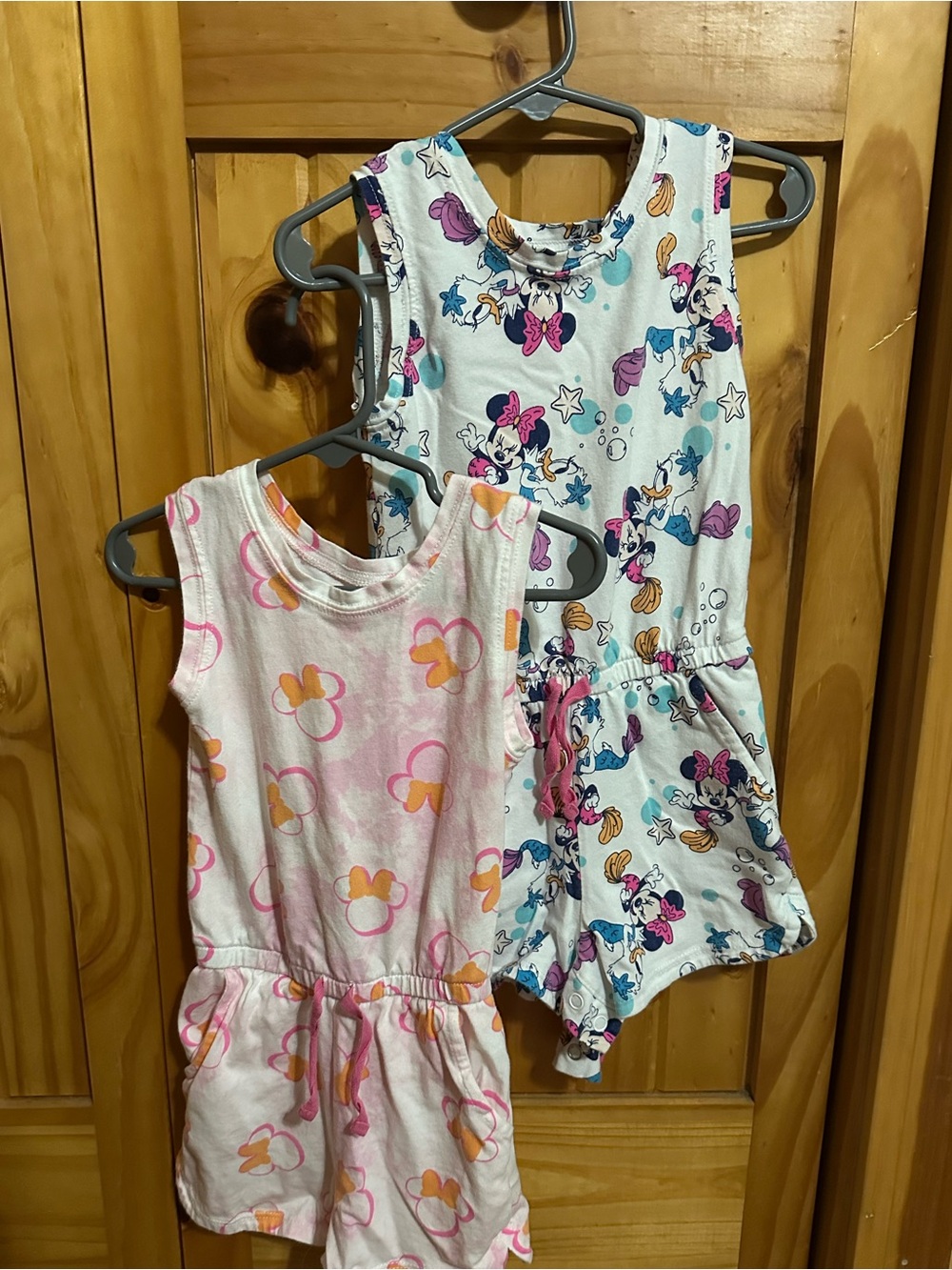 Disney Amazon Essentials Girls' Sleeveless Rompers